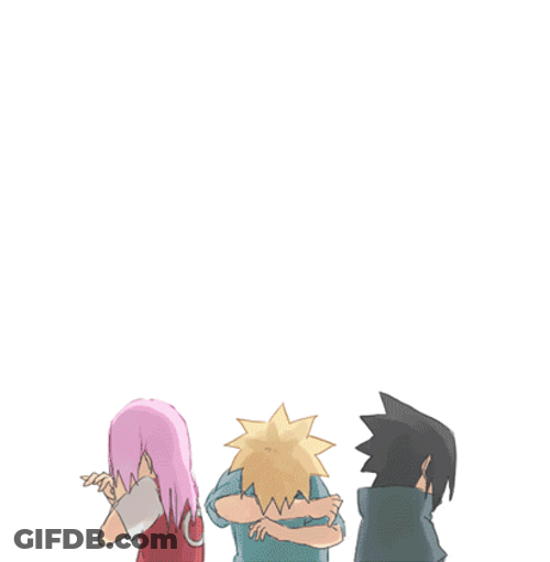 Naruto Smile Growing Up Sakura Sasuke Anime GIF