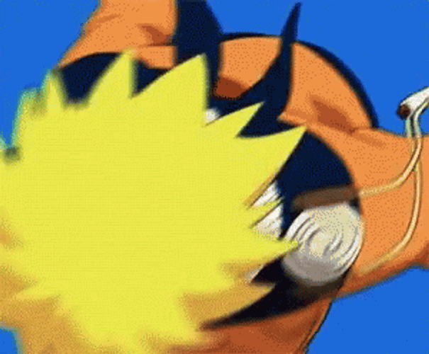 Naruto Smile Jump High Sun Anime GIF