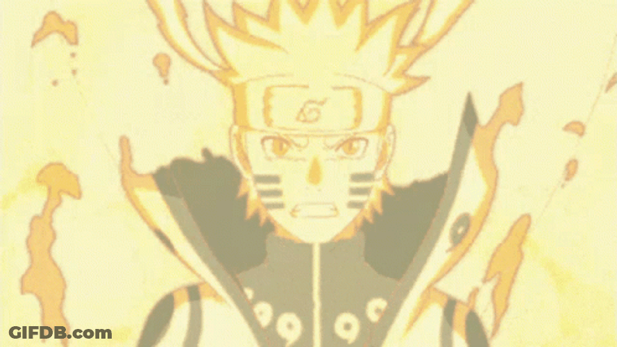 Naruto Uzamaki Fight Mode GIF