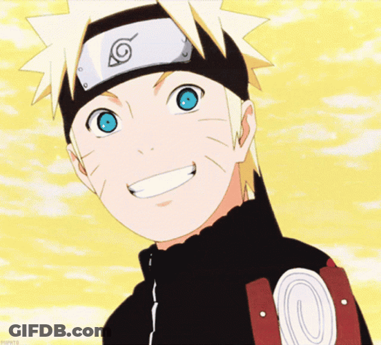 Naruto Uzumaki Big Smile GIF