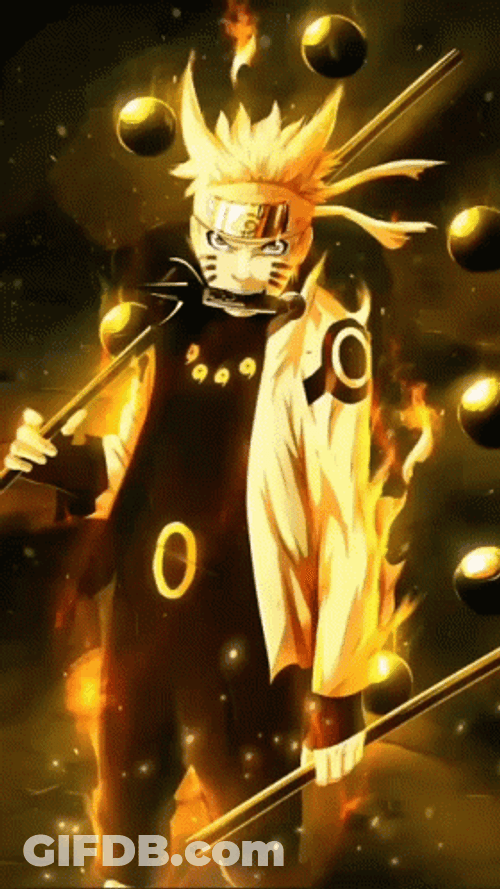 Naruto Uzumaki Celestial Realm Background GIF