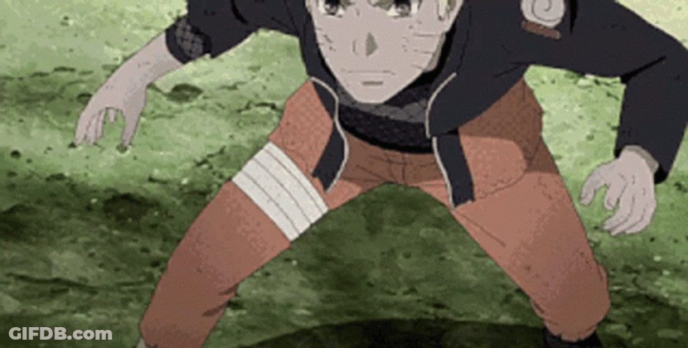 Naruto Uzumaki Chakra Mode Ready GIF