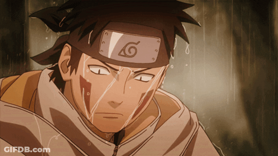 Naruto Uzumaki Crying Dark Background GIF