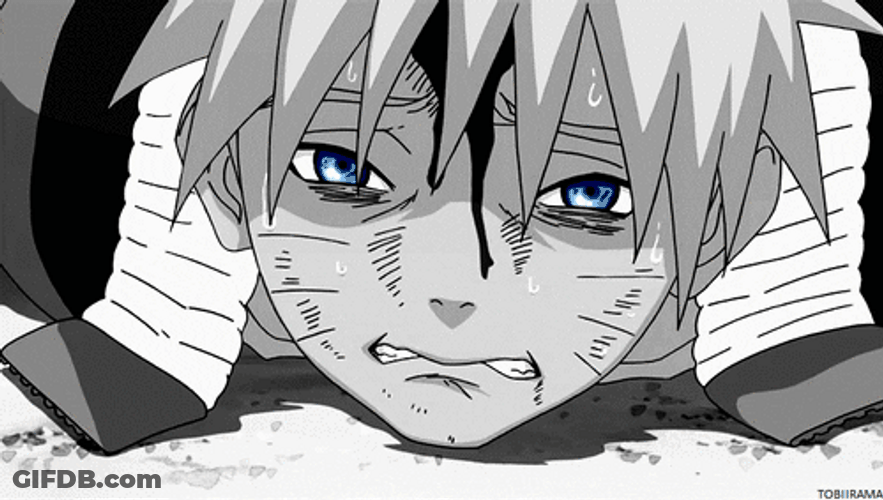 Naruto Uzumaki Down Beaten Up Sad GIF