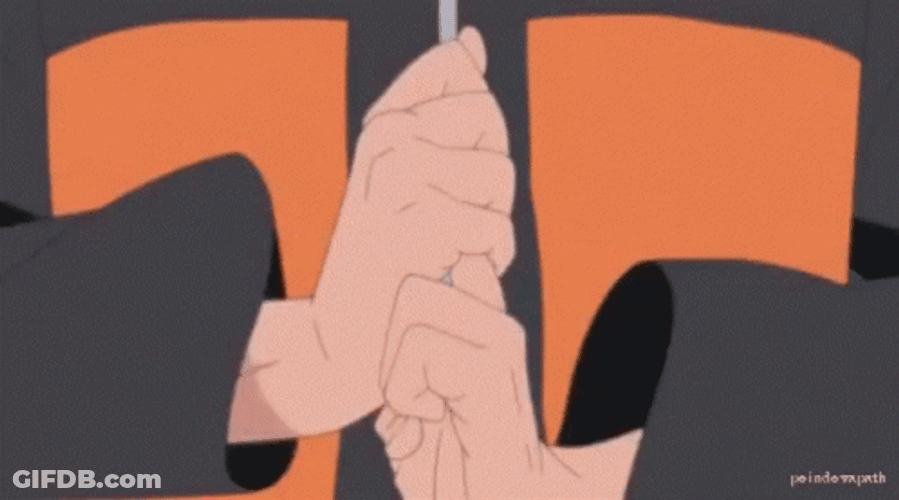 Naruto Uzumaki Hand Signs GIF