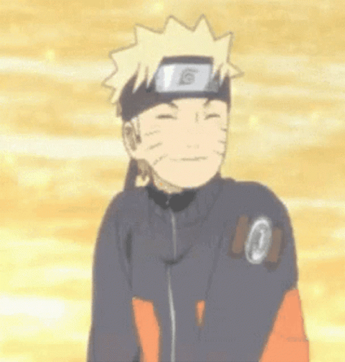 Naruto Uzumaki Happy Smile Dance Shake GIF