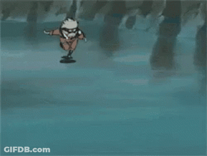 Naruto Versus Sasuke Fighting GIF