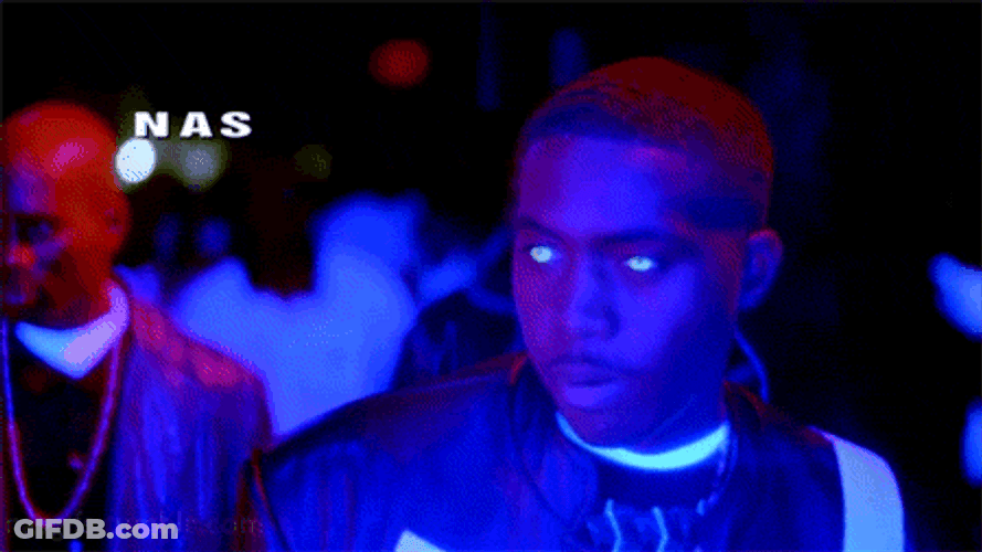 Nas In The Culb Paid In Full GIF