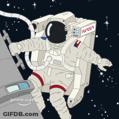 Nasa Fairfax Astronaut Floating In Space GIF