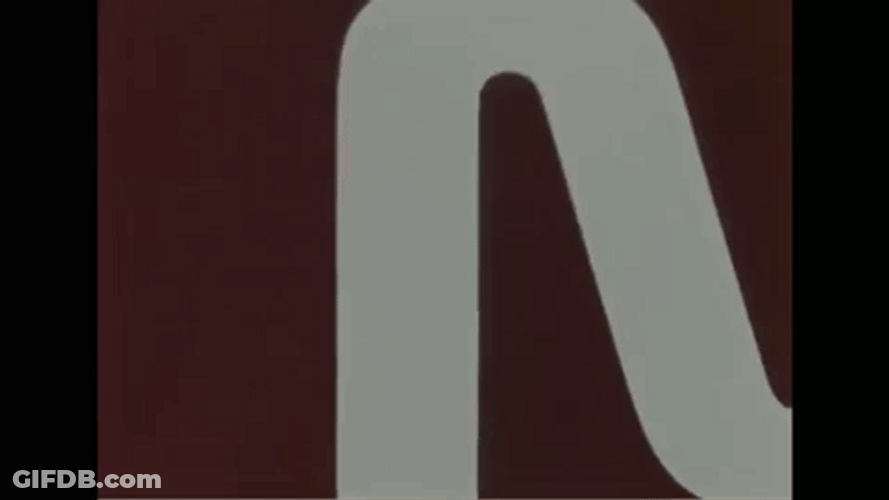 Nasa Name Text Animation Black And White GIF