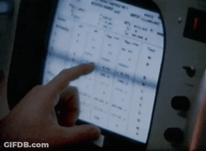 Nasa Officer Looking At Monitor GIF