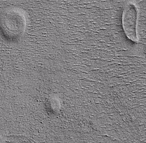 NASA Smiley Face On Mars Surface GIF