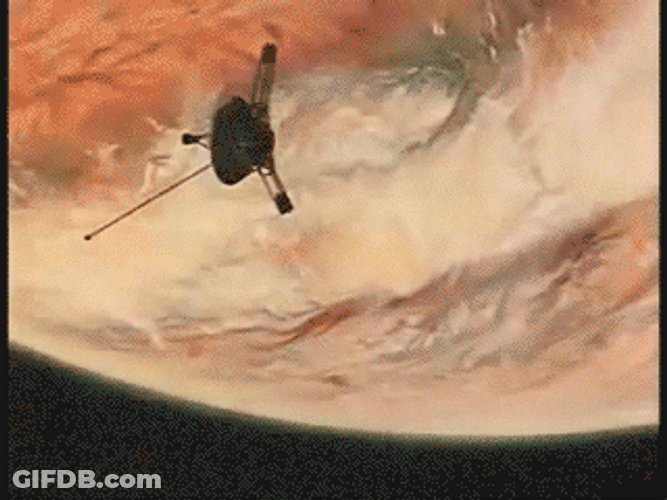 Nasa Spacecraft On Jupiter GIF