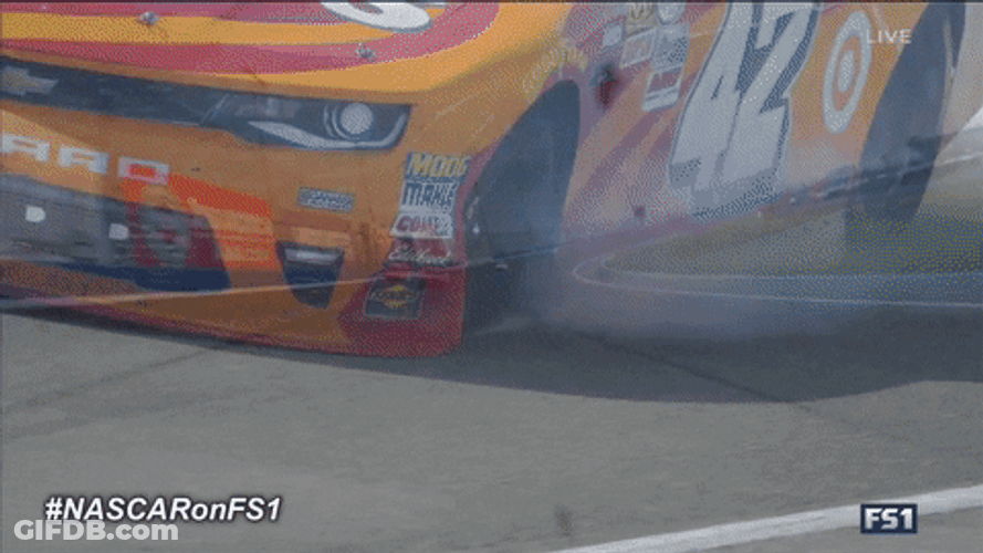 Nascar Car Racing Crash GIF