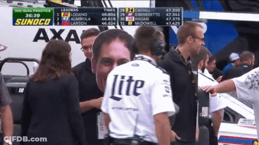 Nascar Car Racing Joey Logano Fan GIF