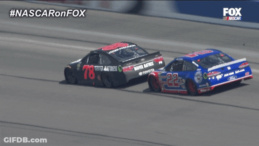 Nascar Car Racing Joey Logano GIF
