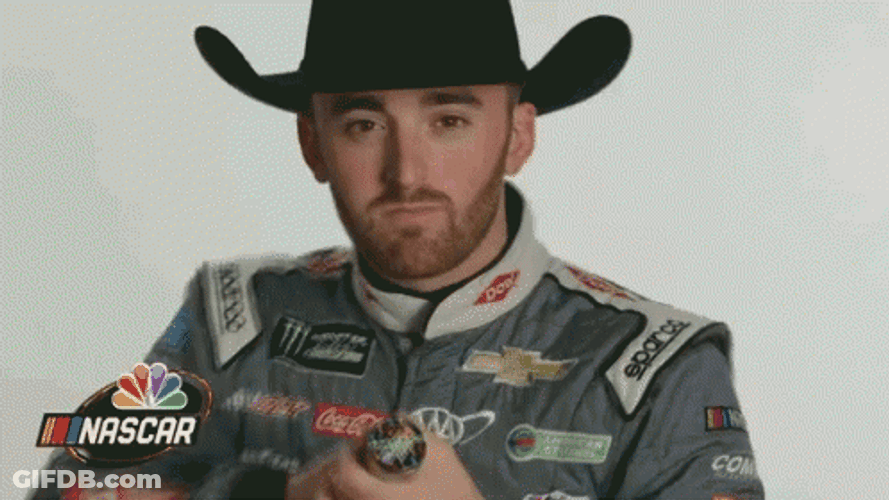 Nascar Driver Celebrate With Party Popper GIF