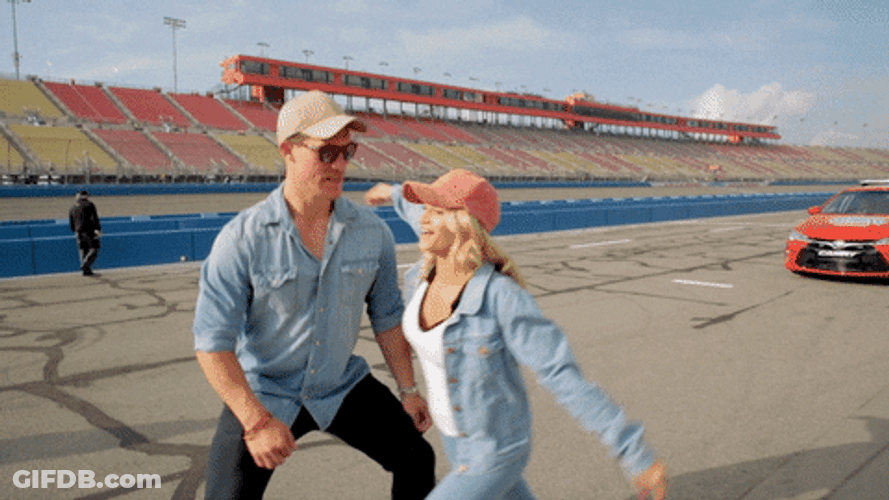 Nascar Fun Couple Goals GIF