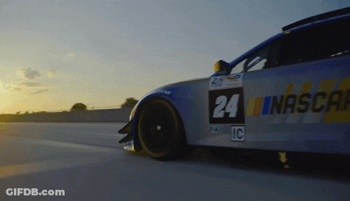Nascar Race Car Driving GIF