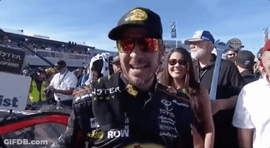 Nascar Racing Two Thumbs Up Yes GIF