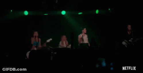 Nasty Cherry Band Playing Concert GIF