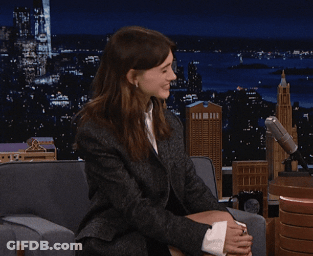 Natalia Dyer Oh Stop It You GIF