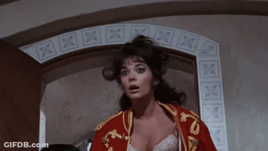 Natalie Wood With Pie In The Face GIF