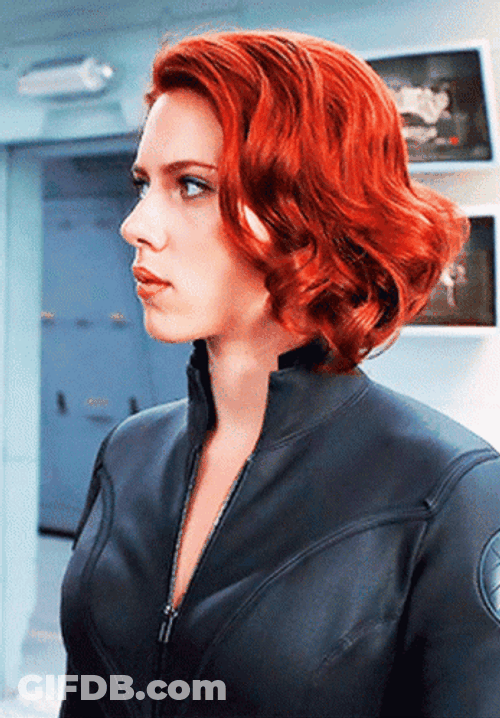 Natasha Romanoff Black Widow Subtle Nod GIF