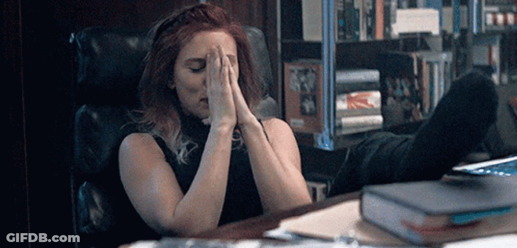Natasha Romanoff Composing Herself GIF