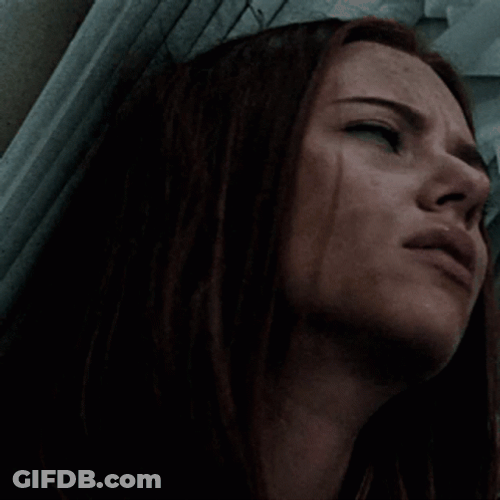 Natasha Romanoff Frantic Response GIF