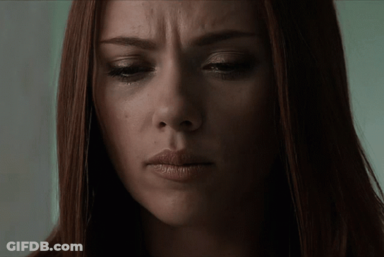 Natasha Romanoff Lost In Thought GIF