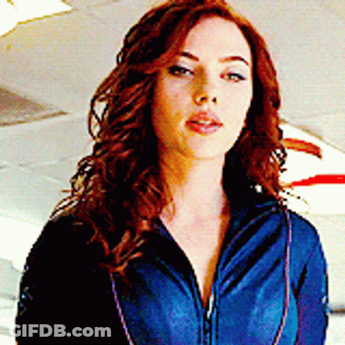 Natasha Romanoff Subdued Response GIF