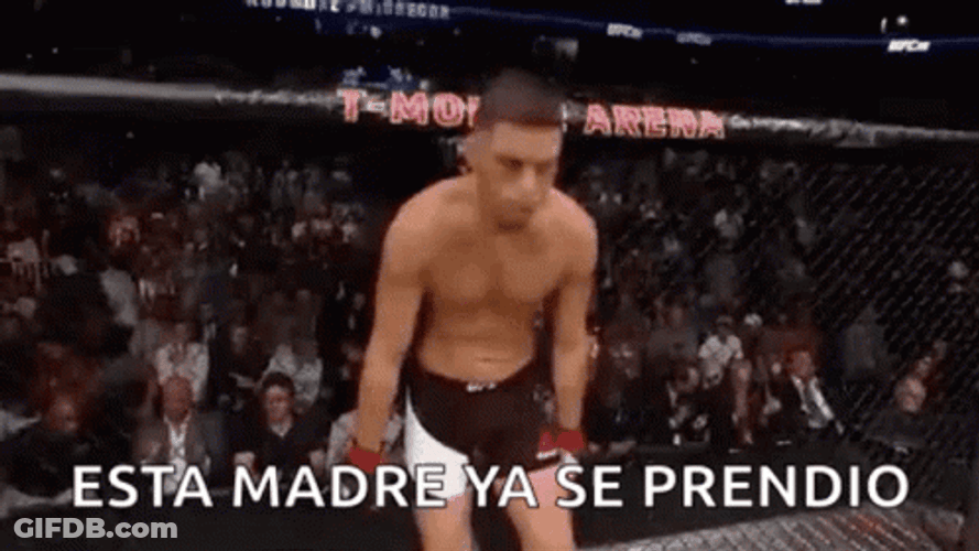 Nate Diaz Ready To Fight GIF