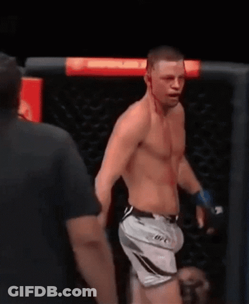 Nate Diaz Signals Nope GIF