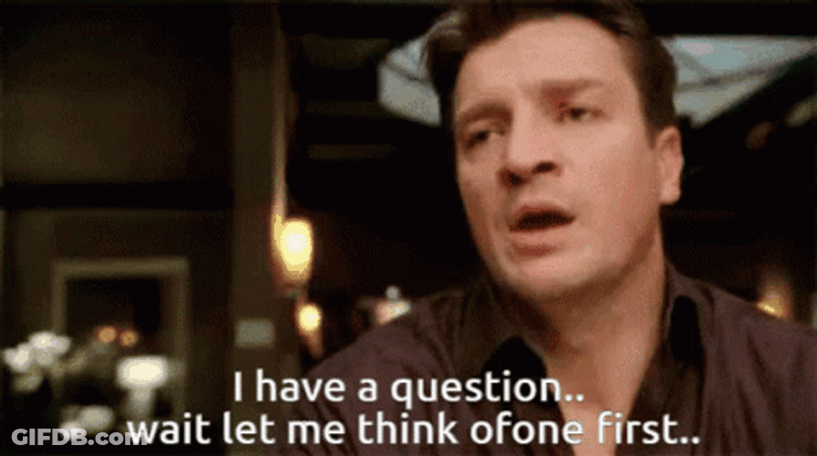 Nathan Fillion Let Me Think GIF