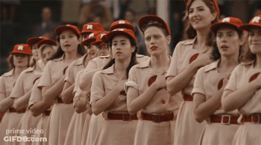 National Anthem A League Of Their Own GIF