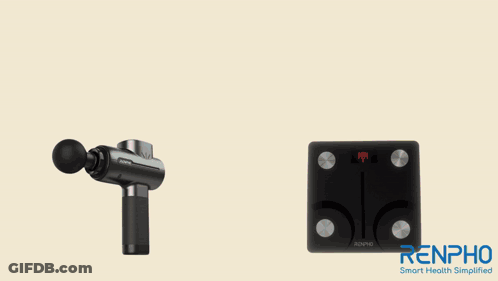 National Doctor's Day Advertisement With Massager And Scale GIF