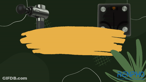 National Doctor's Day Massage Gun And Scale GIF