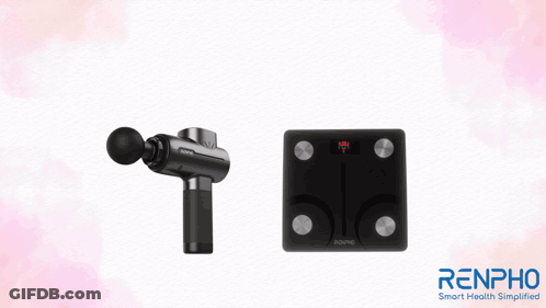 National Doctor's Day Poster Massage Gun And Scale GIF