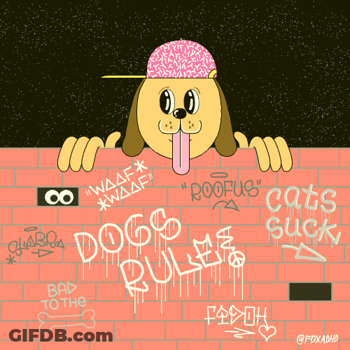 National Dog Day Dogs Rules GIF