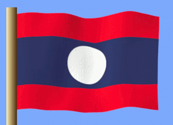 National Flag Of Laos GIF