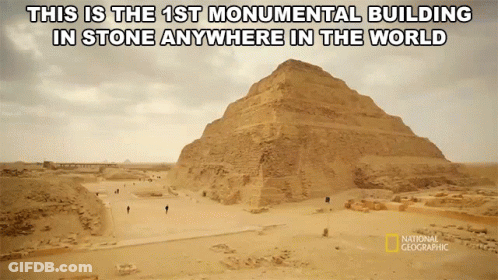 National Geographic Ad Pyramid In Desert GIF