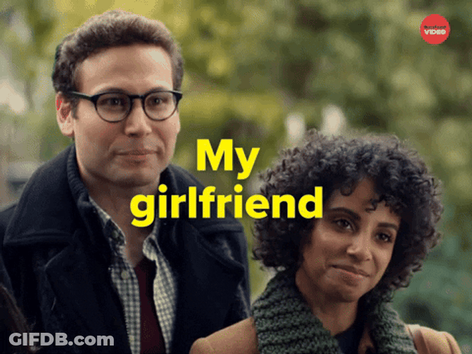 National Girlfriend Day Man Introduce His Girlfriend GIF
