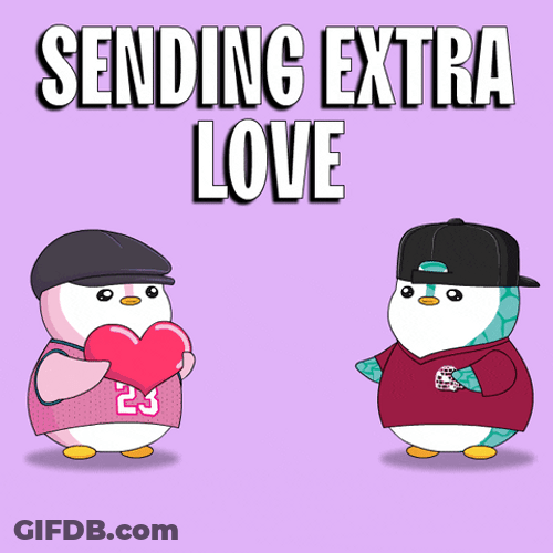 National Girlfriend Day Sending Extra Love GIF