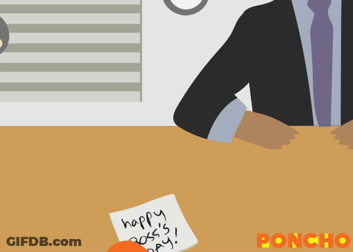National Happy Bosses Day GIF