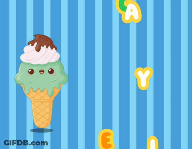 National Ice Cream Day Wiggle GIF