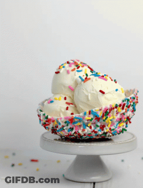 National Ice Cream Day With Sprinkles GIF