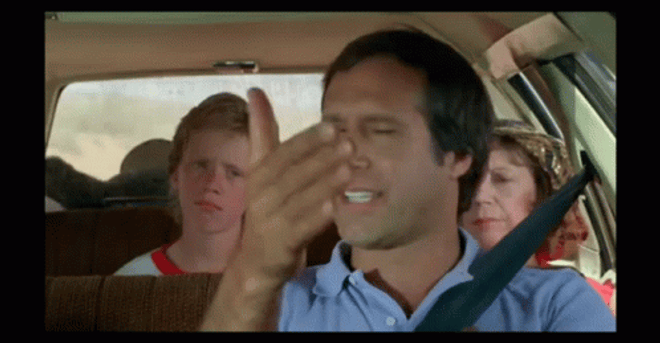 National Lampoon's Vacation Clark Griswold Hit Road Closed GIF
