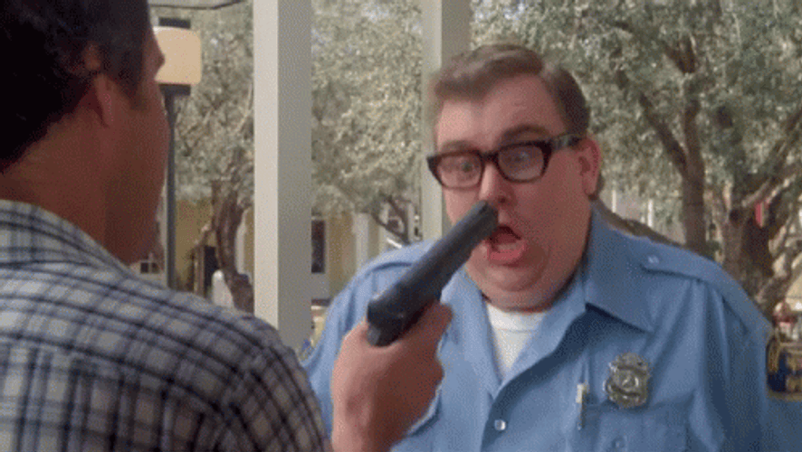National Lampoon's Vacation Clark Griswold Pointing Gun GIF