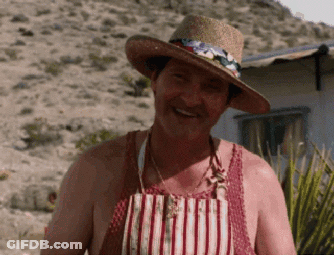 National Lampoon's Vacation Cousin Eddie Soda Can Hat GIF